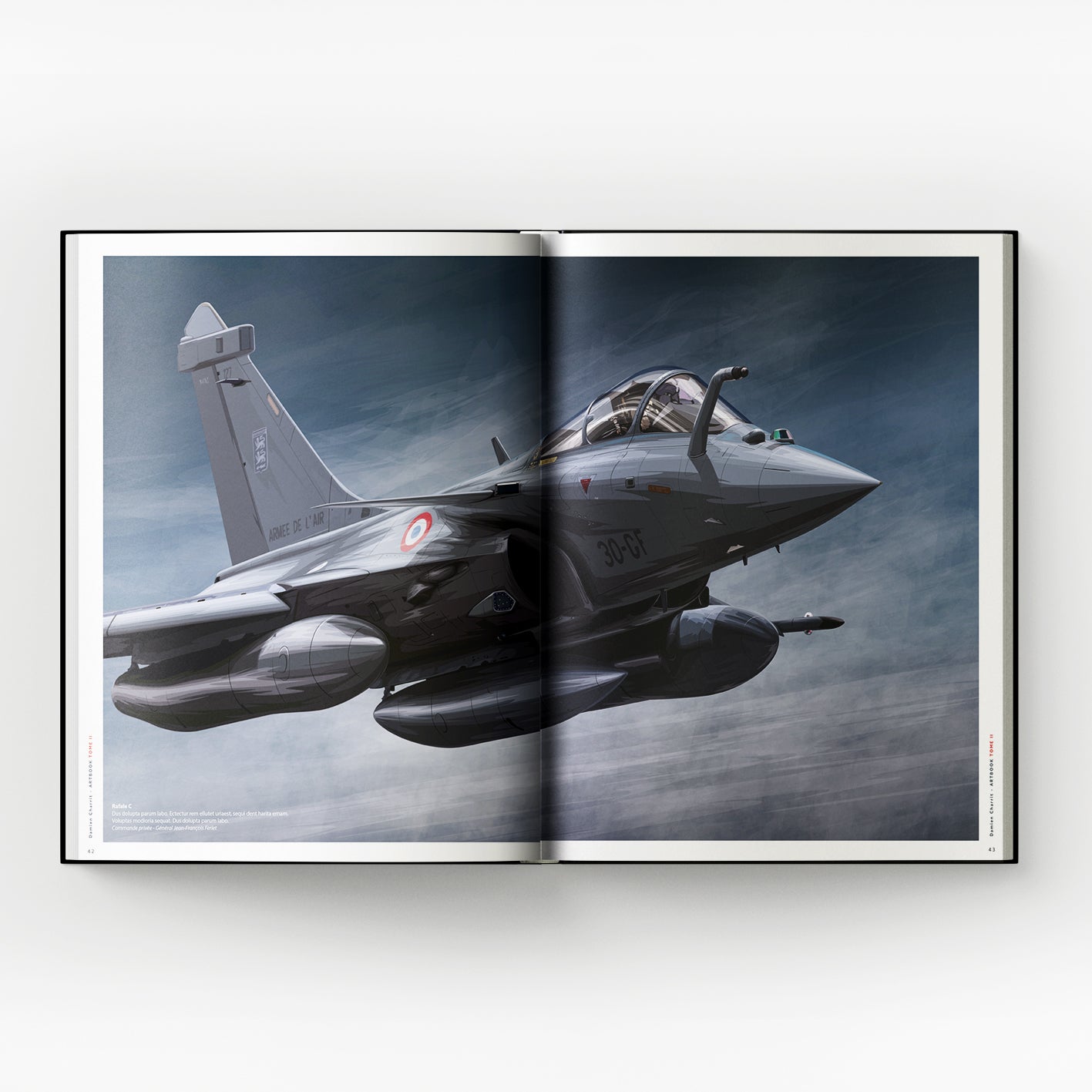 Damien Charrit - Peintre de l’Air et de l’Espace - ARTBOOK Tome II