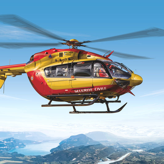 EC145 - Sécurité Civile - Lac du Bourget