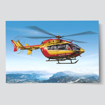 EC145 - Sécurité Civile - Lac du Bourget