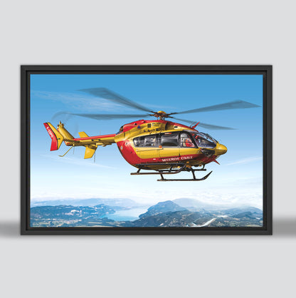 EC145 - Sécurité Civile - Lac du Bourget