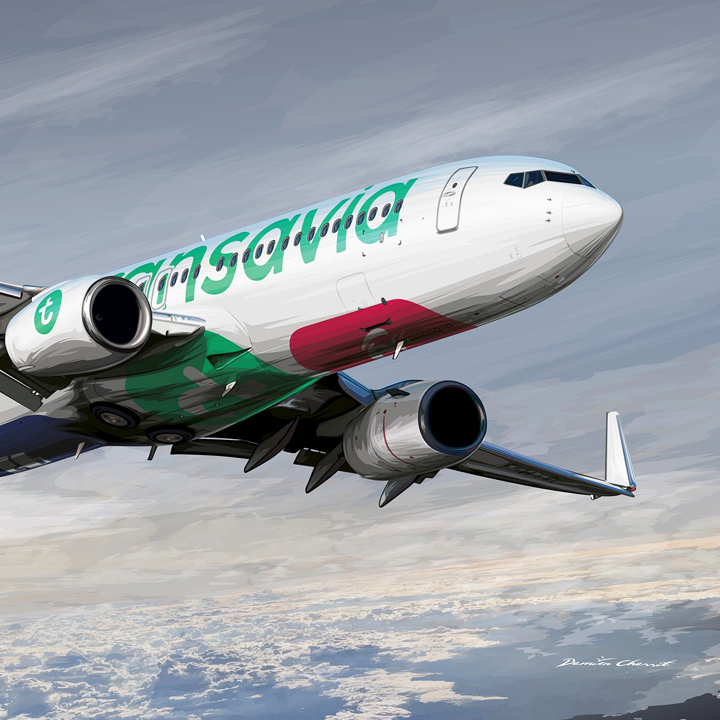 Boeing 737 - Transavia - F.HTVL
