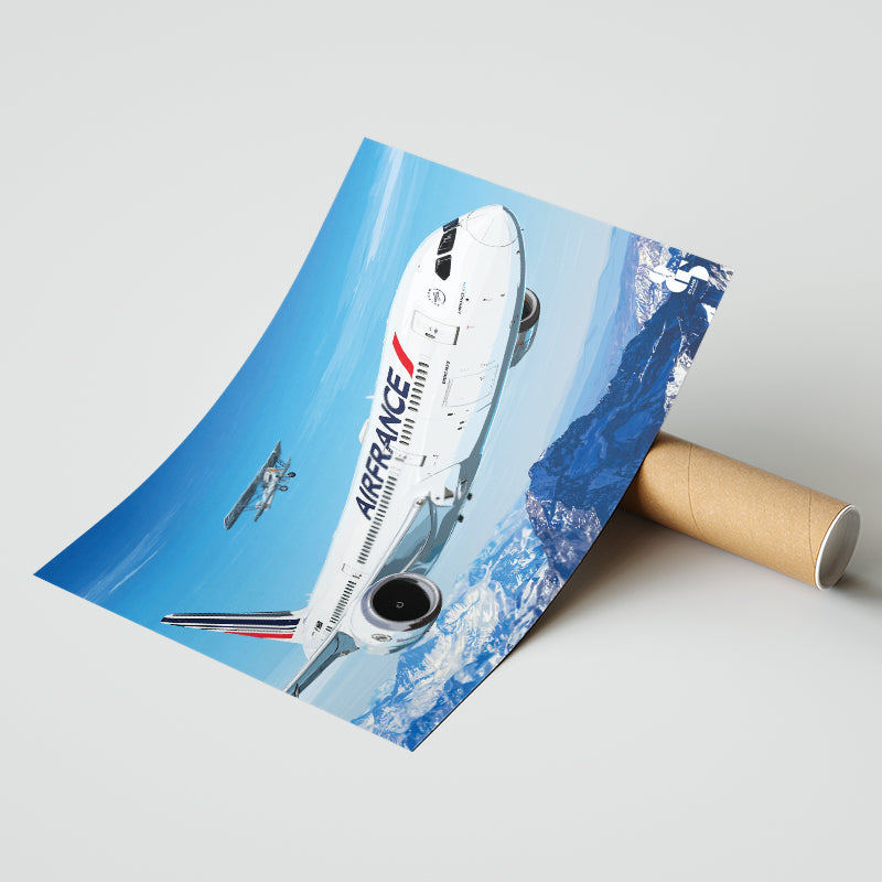 Boeing 787 & Potez 25 – 85 ans d’Air France