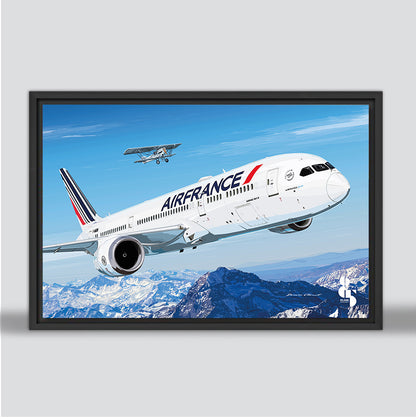 Boeing 787 & Potez 25 – 85 ans d’Air France